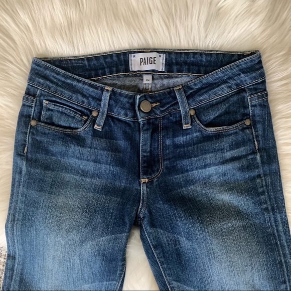 PAIGE—Skyline Low‎ Rise Ankle Peg in Celestine Wash. 24X28 - Picture 3 of 8